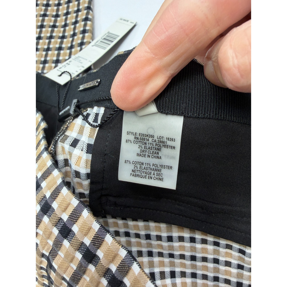 Elie Tahari Women's Plaid BREE Blazer & MARCIA Dress Pant Set Size 8 - Picture 8 of 8